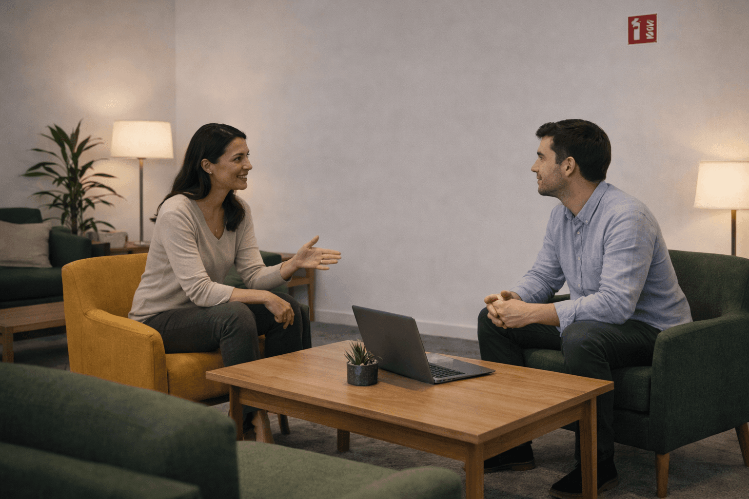 Gemütlicher Sitzbereich